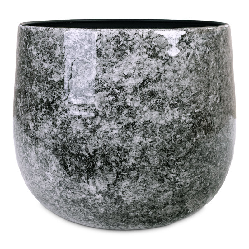Emmie Metal Pot Mystic Grey 27x23cm