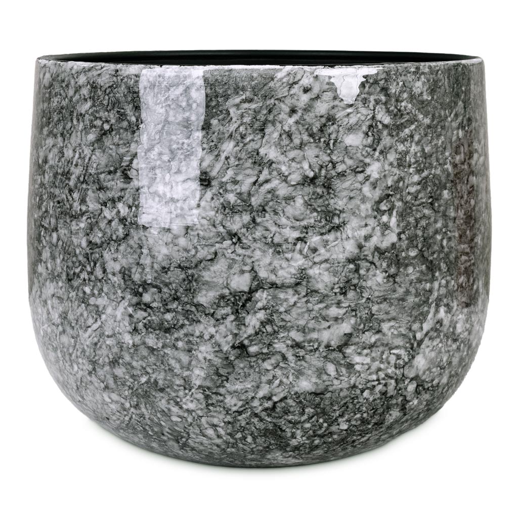 Emmie Metal Pot Mystic Grey 31x25cm
