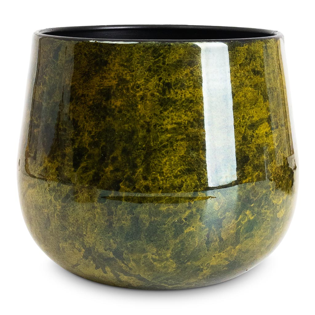 Emmie Metal Pot Mystic Yellow - 15x13cm