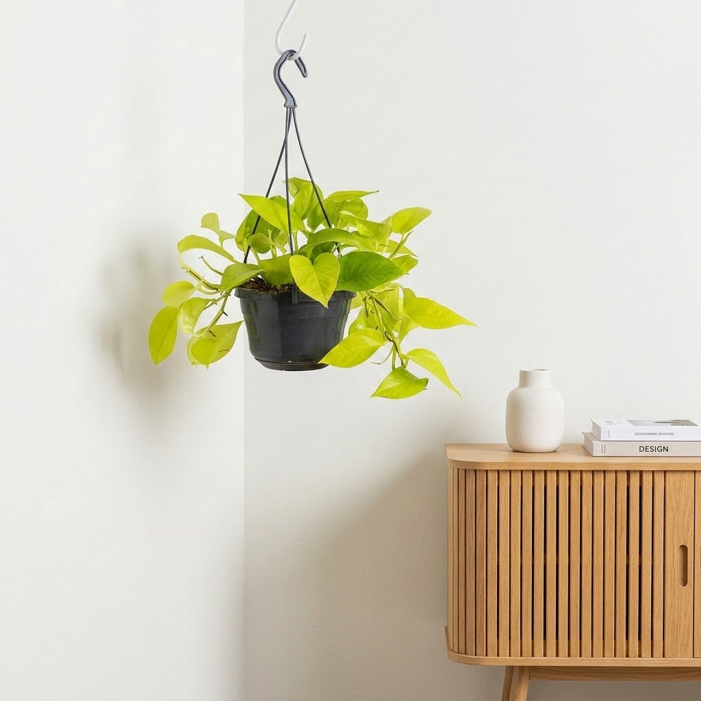 Epipremnum aureum Neon - Golden Neon Pothos - 15 x 30cm