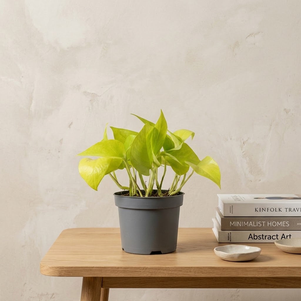 Epipremnum aureum Neon - Golden Neon Pothos - 12 x 20cm