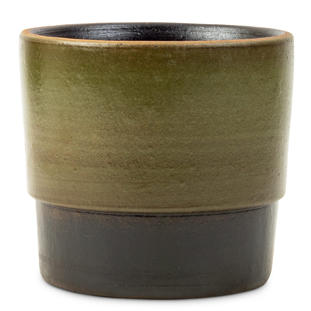 Erik Plant Pot - Olive - 14 x 12cm