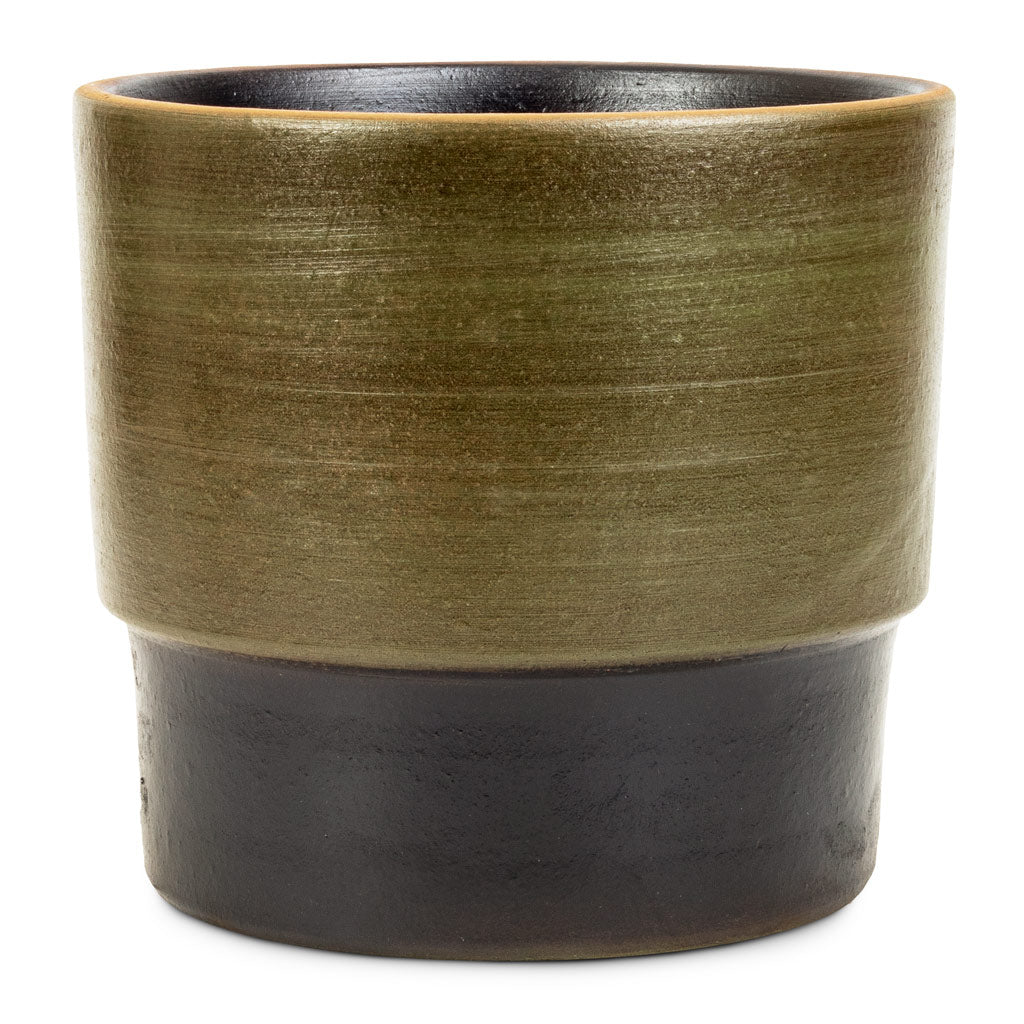 Erik Plant Pot - Olive - 20 x 18cm