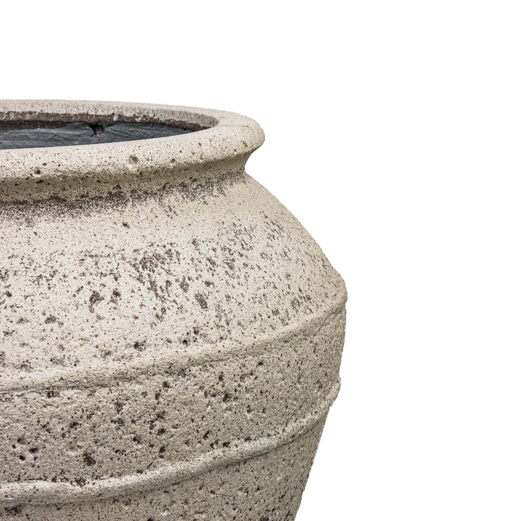 Eros Mediterranean Planter - Chalk White