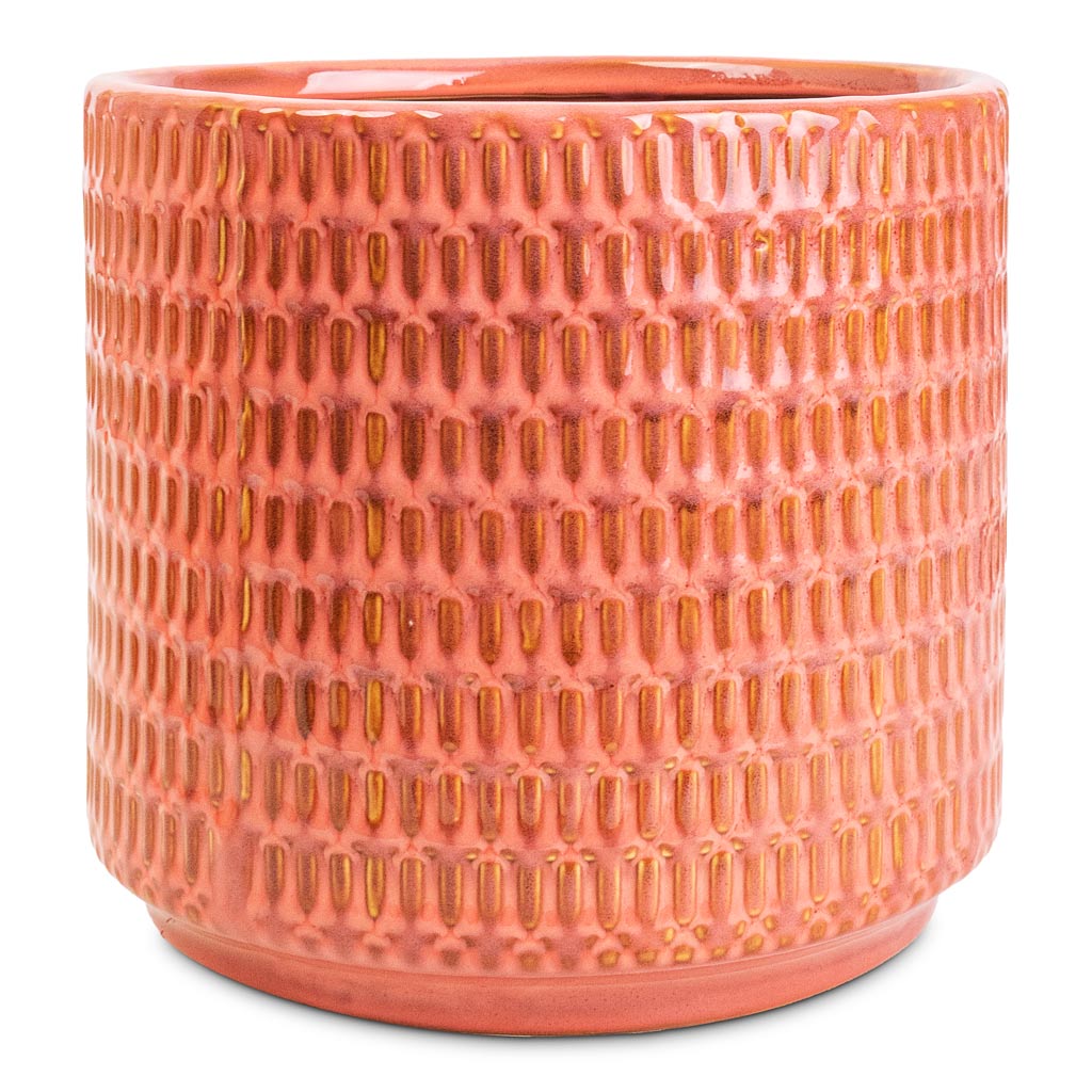 Flor Orange Plant Pot Pink Cast