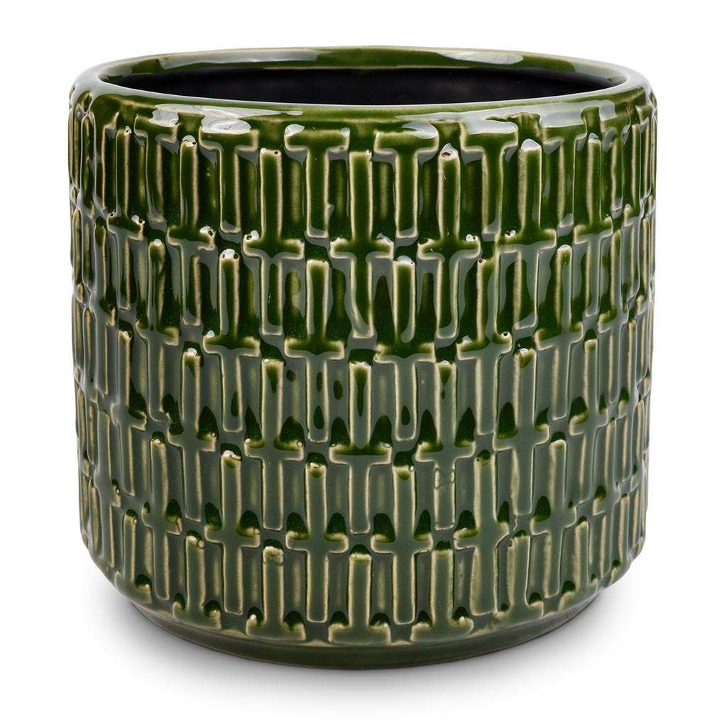 Flor Plant Pot - Green - Quality Indoor Plant Pots | Hortology