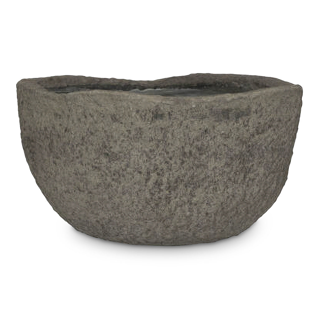 Francis Mountain Planter Granite Grey 46x24cm