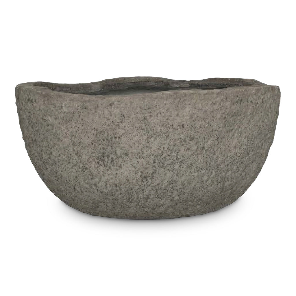 Francis Mountain Planter Granite Grey 46x24cm