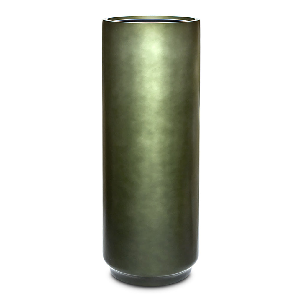 Gradient Cylinder Planter Forest Green 40x100cm