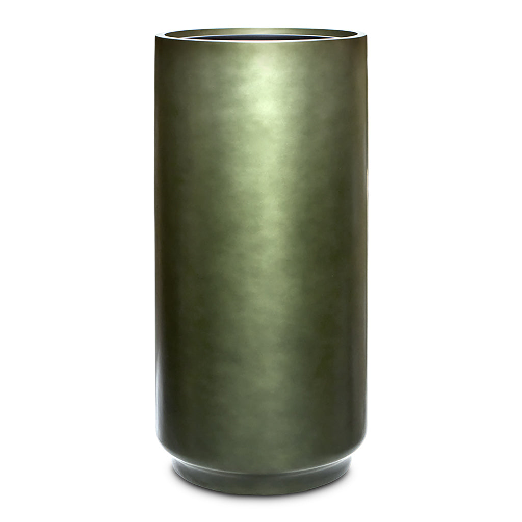 Gradient Cylinder Planter Forest Green 40x80cm