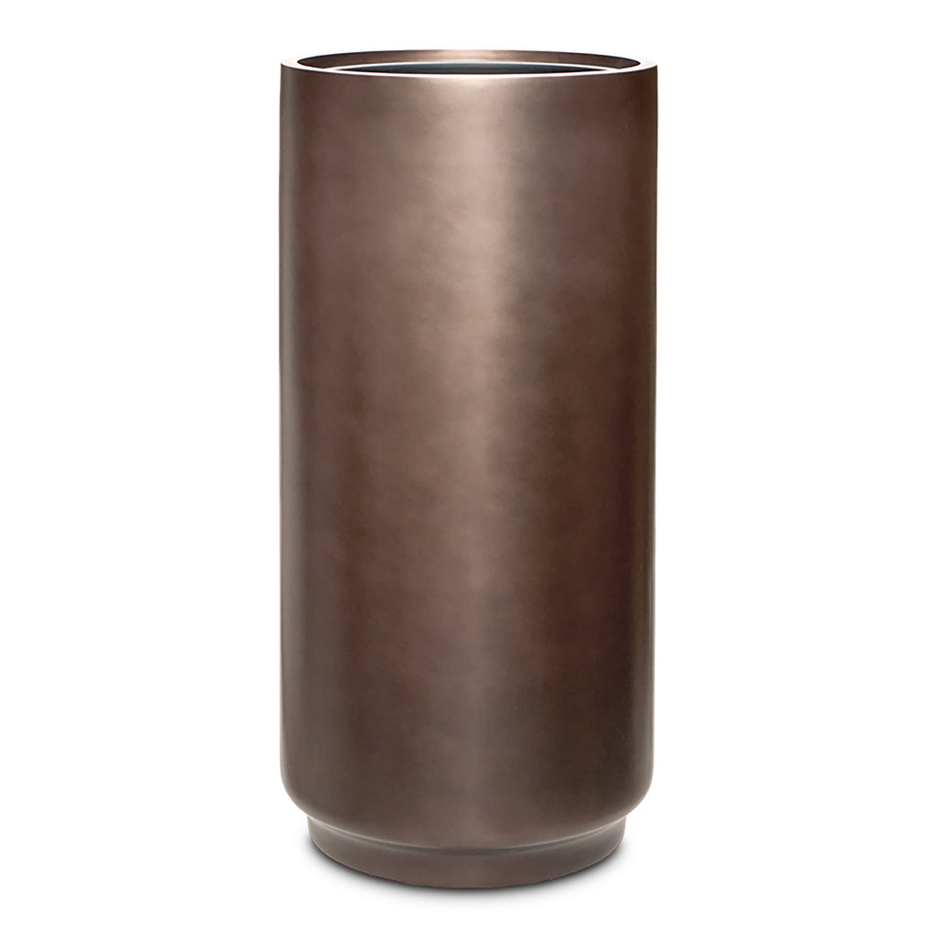 Gradient Cylinder Planter Matt Coffee 40x80cm