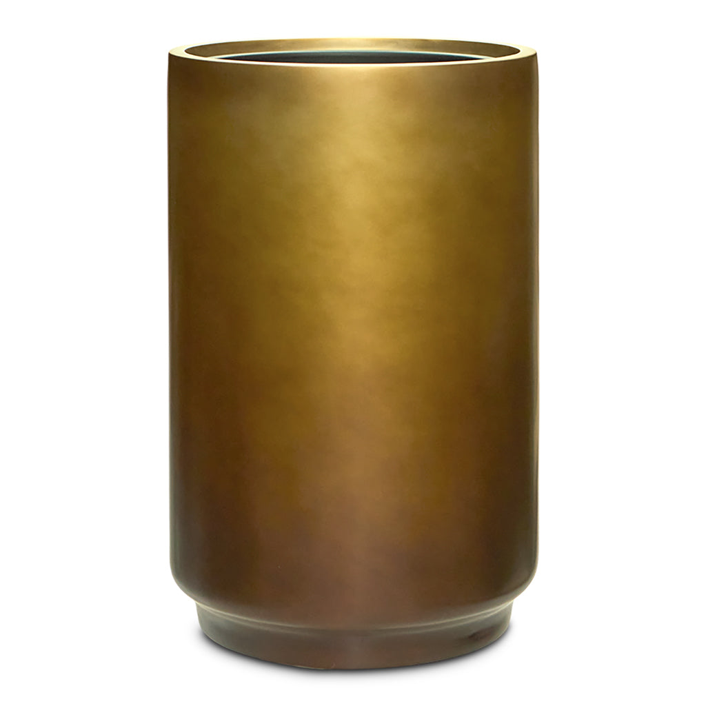 Gradient Cylinder Planter Matt Honey 40x60cm