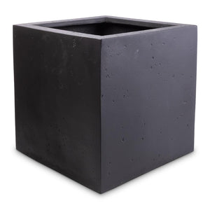 Grigio Cube Planter - Anthracite Concrete - 40 x 40 x 40cm