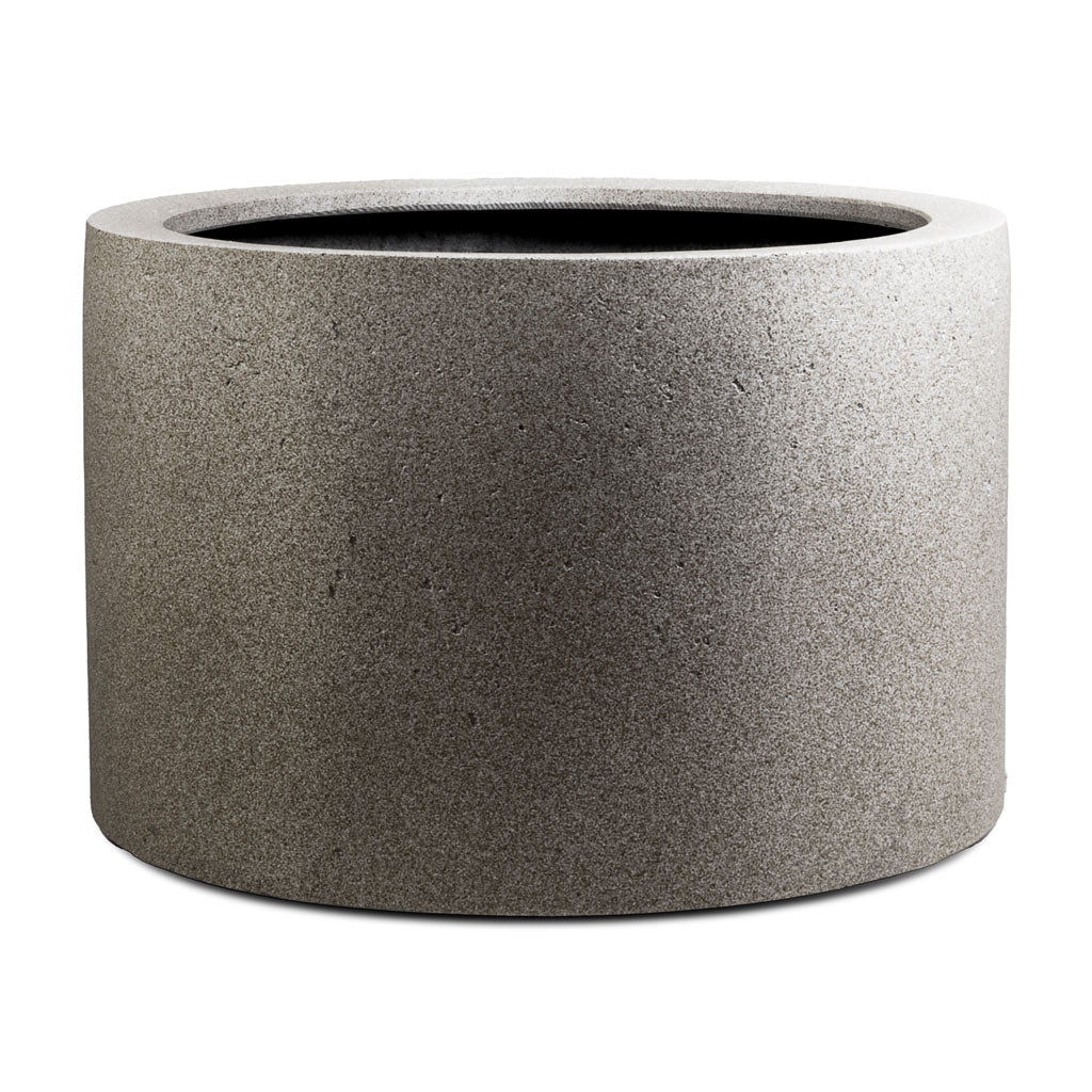 Grigio Cylinder Planter Natural Concrete 48x32cm