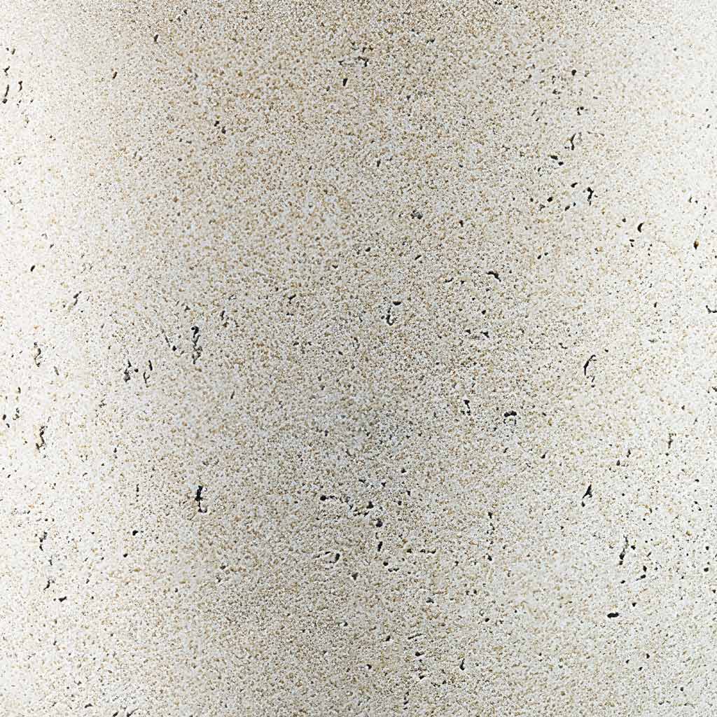 Grigio Egg Pot Planter Antique White Concrete Close Up