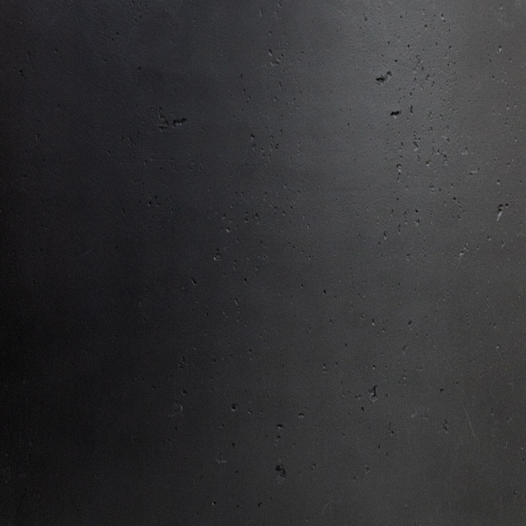 Grigio Tall Egg Pot Planter - Anthracite Concrete Surface