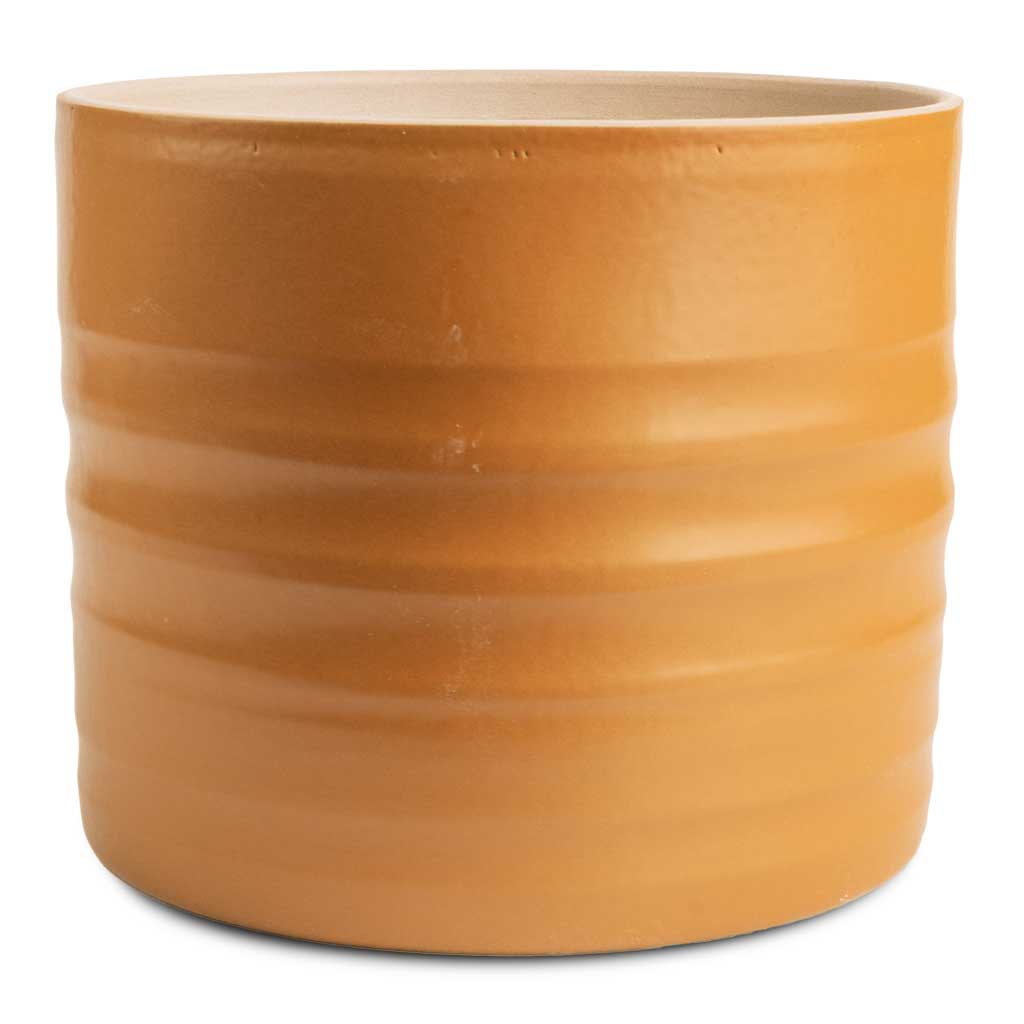Hadleigh Plant Pot - Amber - 20 x 17.5cm