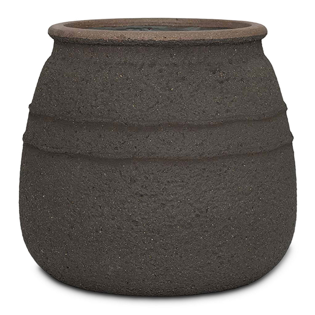 Hestia Mediterranean Planter Umber Brown 32x28cm