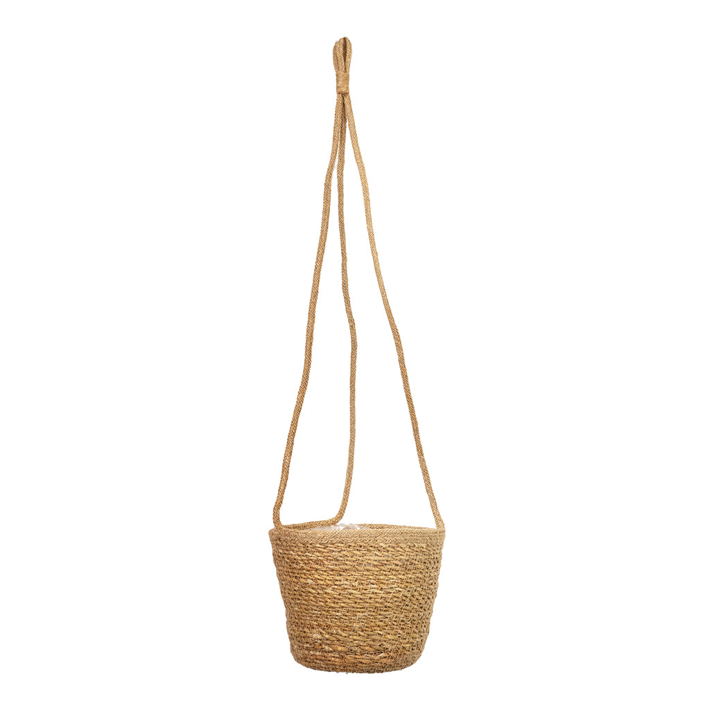 Igmar Hanging Plant Basket - Natural - 17 x 14cm