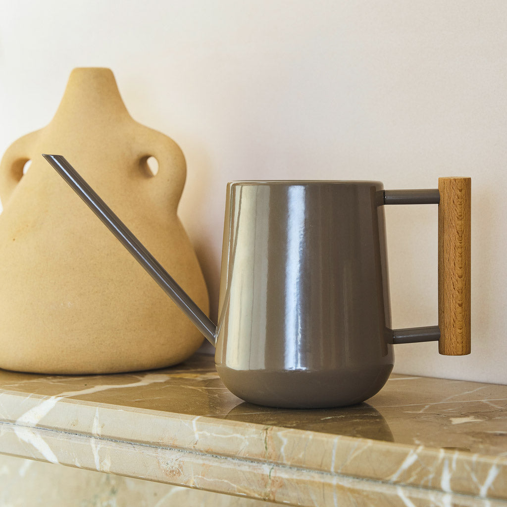 Indoor Watering Can 0.7L Truffle with Beech Handle