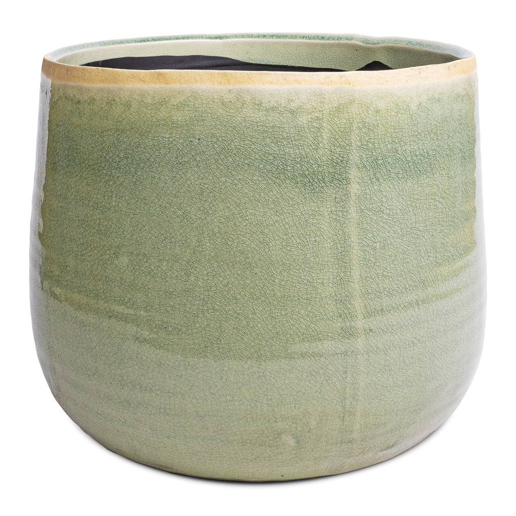 Iris Plant Pot - Mint - 26 x 21cm