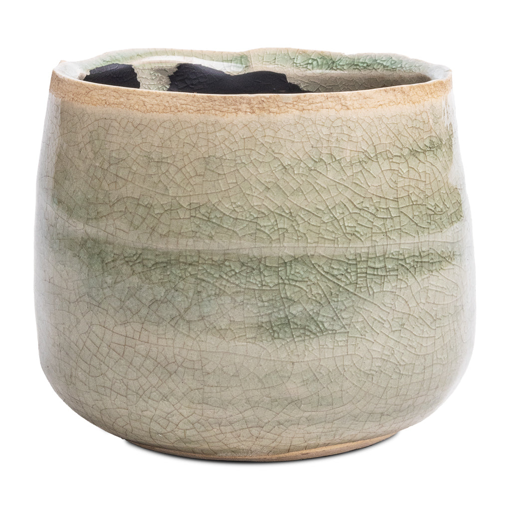 Iris Plant Pot - Mint - 8 x 7cm