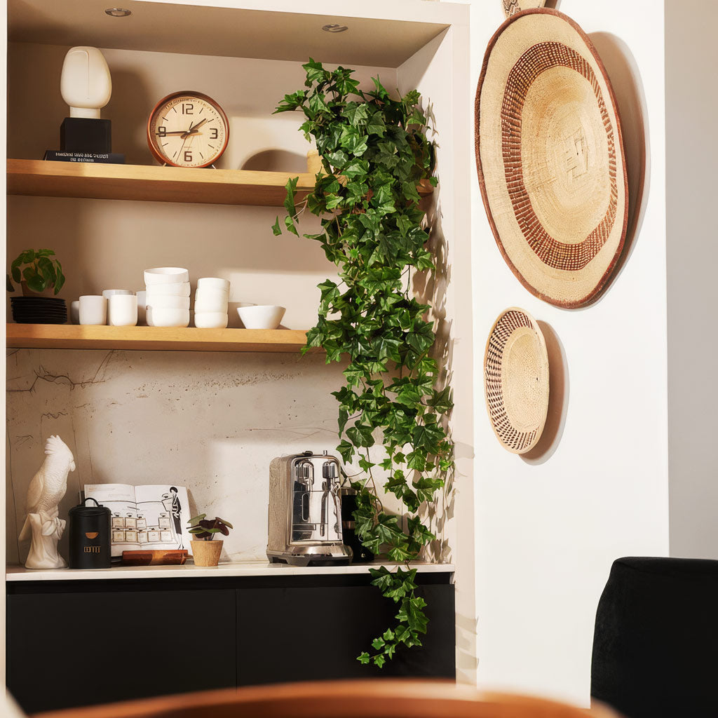 Ivy Hanging Bush Dark Green Artificial 180cm Lifestyle
