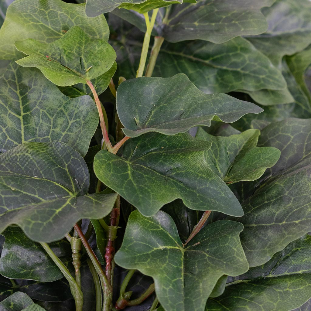 Ivy Hanging Bush Dark Green Artificial Close up