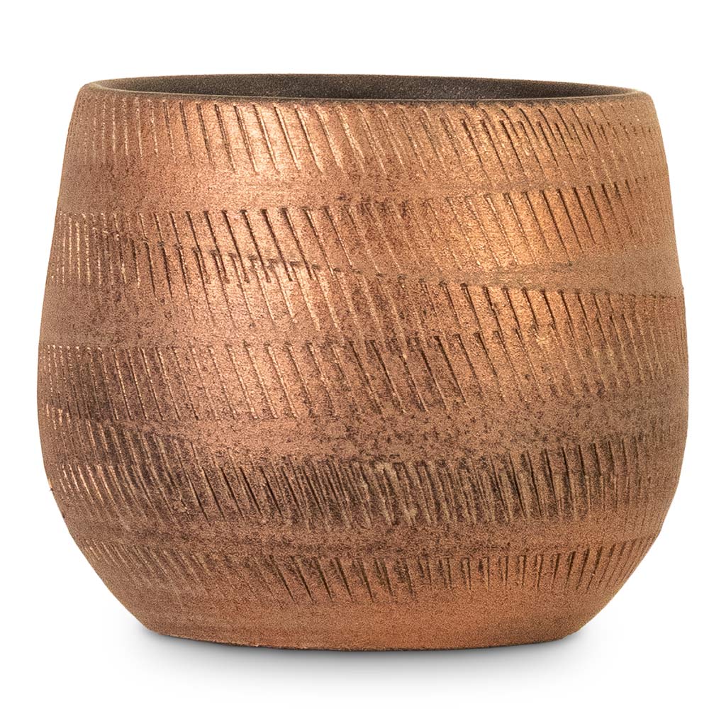 Joey Pot Shiny Copper 15x13cm