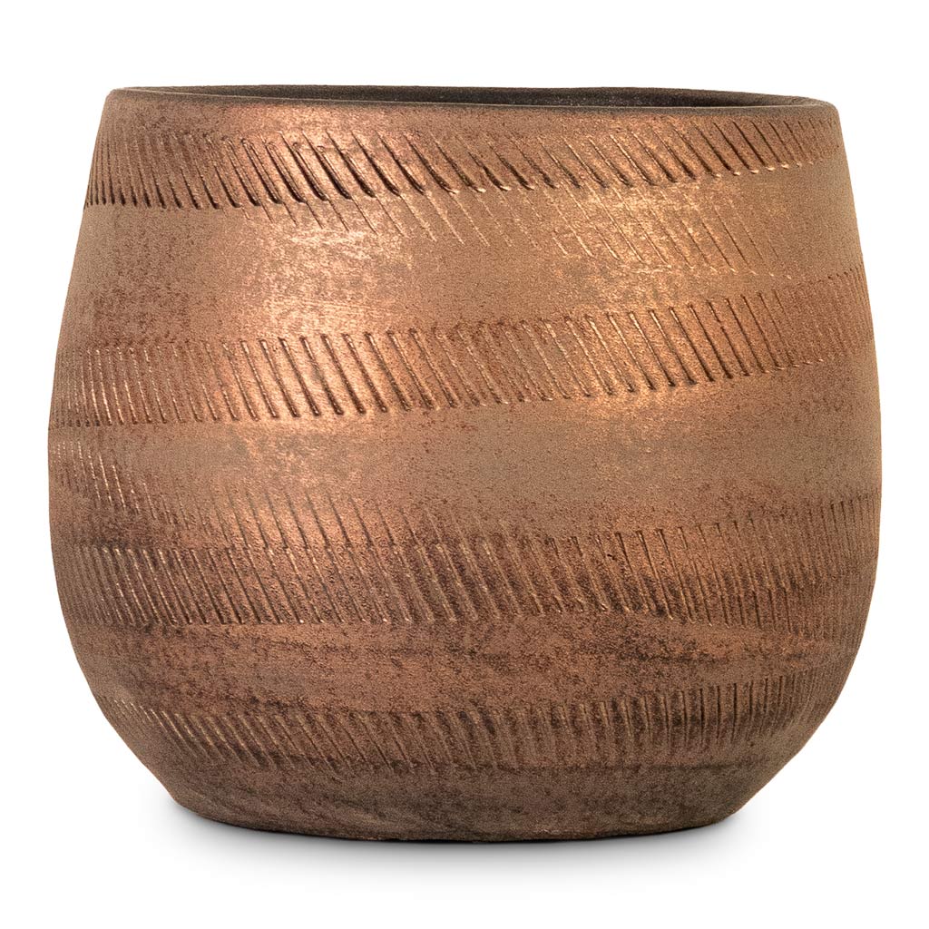 Joey Pot Shiny Copper 18x16cm