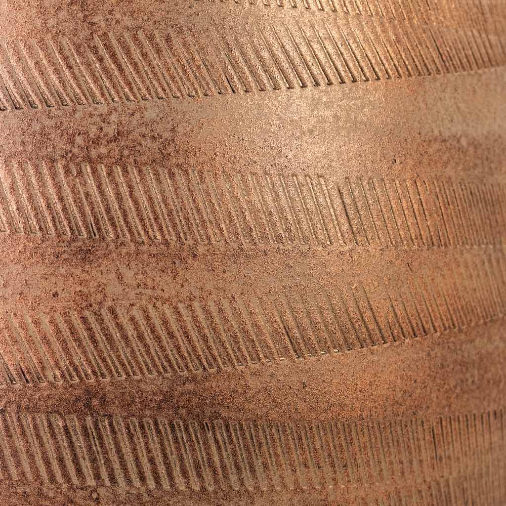 Joey Pot Shiny Copper Close up