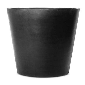 Jumbo Bucket Natural Planter - Black Large