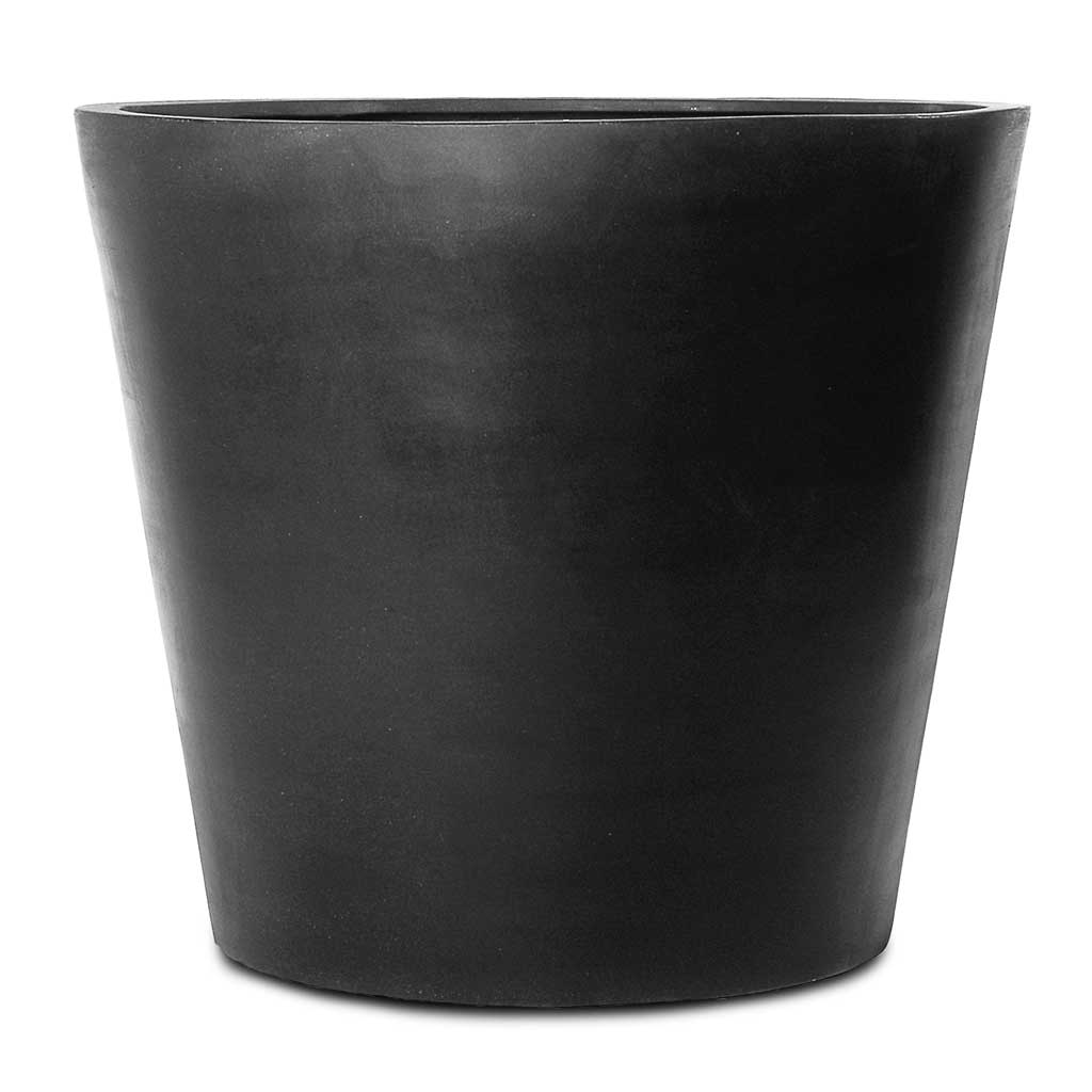 Jumbo Bucket Natural Planter - Black