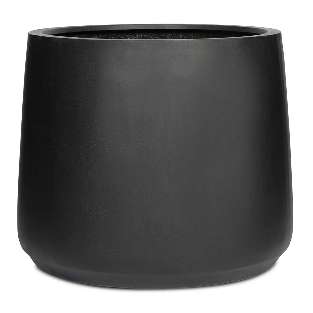 Jumbo Patt Natural Planter - Black