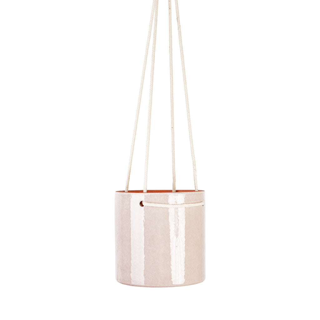 Kai Hanging Pot Blush 13x13cm Pot Mudium shot
