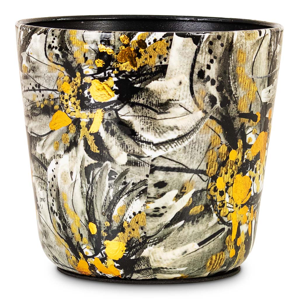 Lammie Marigold Pot Ash 16x14cm