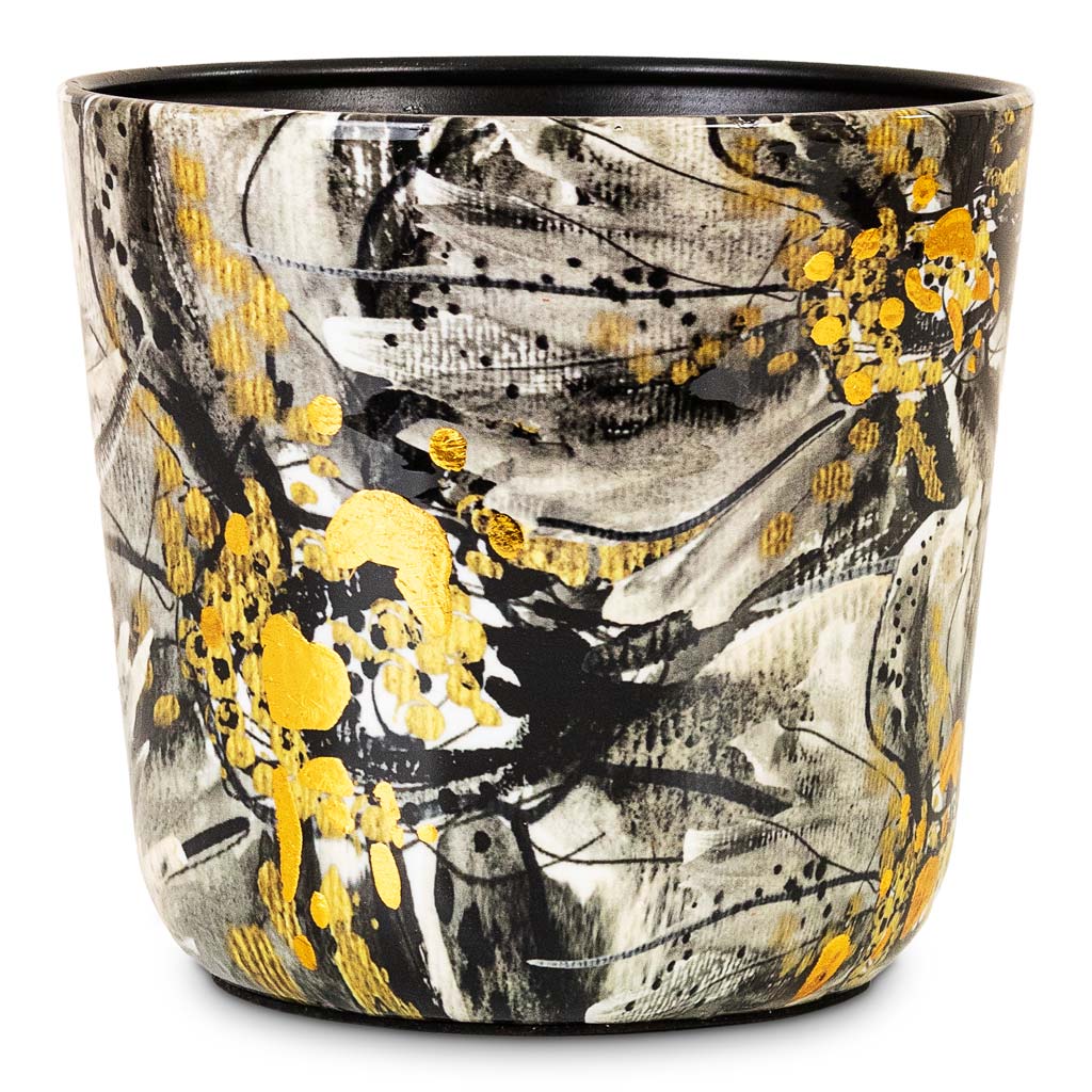 Lammie Marigold Pot Ash 18x16cm
