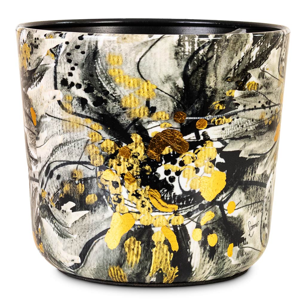 Lammie Marigold Pot Ash 23x20cm