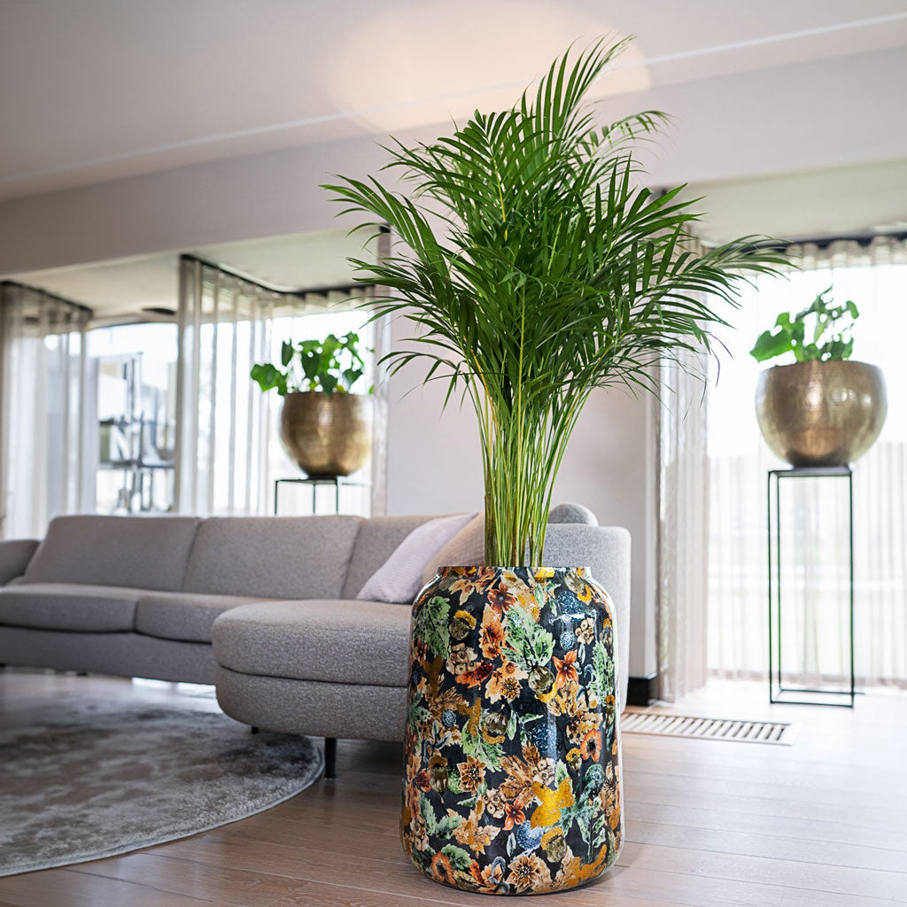 Lammie Planter - Berry Blue & Palm