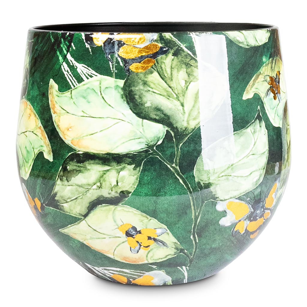 Lammie Pot Bee Green - 33x28cm