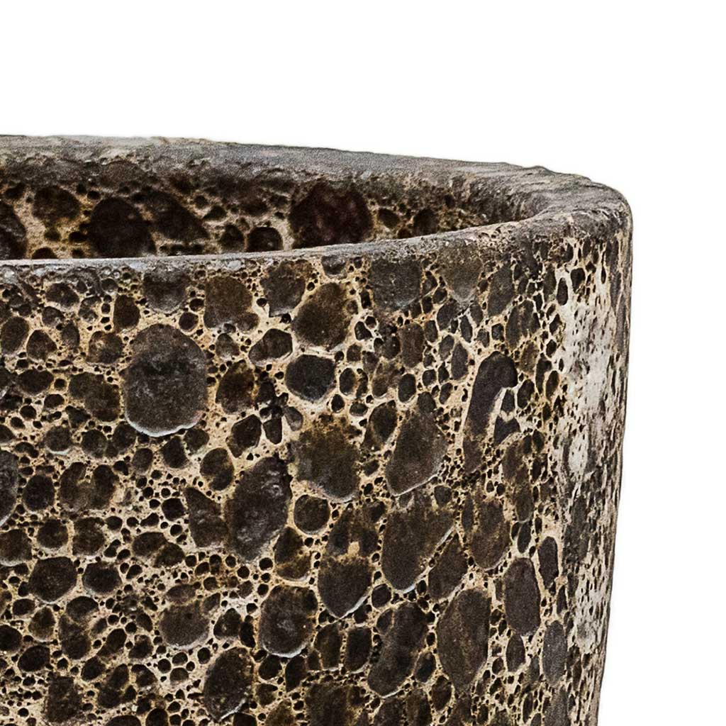 Lava Couple Planter Black Textures