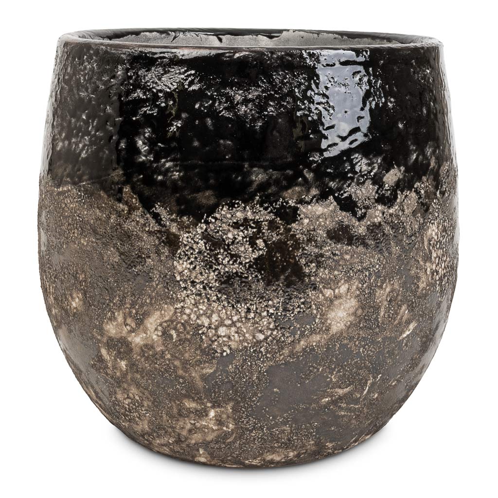 Lindy Plant Pot - Black - 23 x 20cm