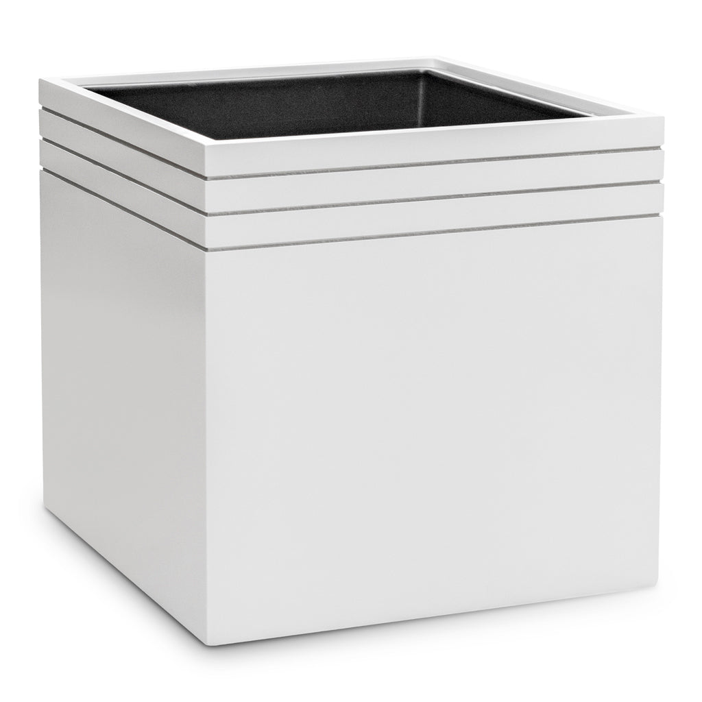 Line-Up Cube Planter - Matt White