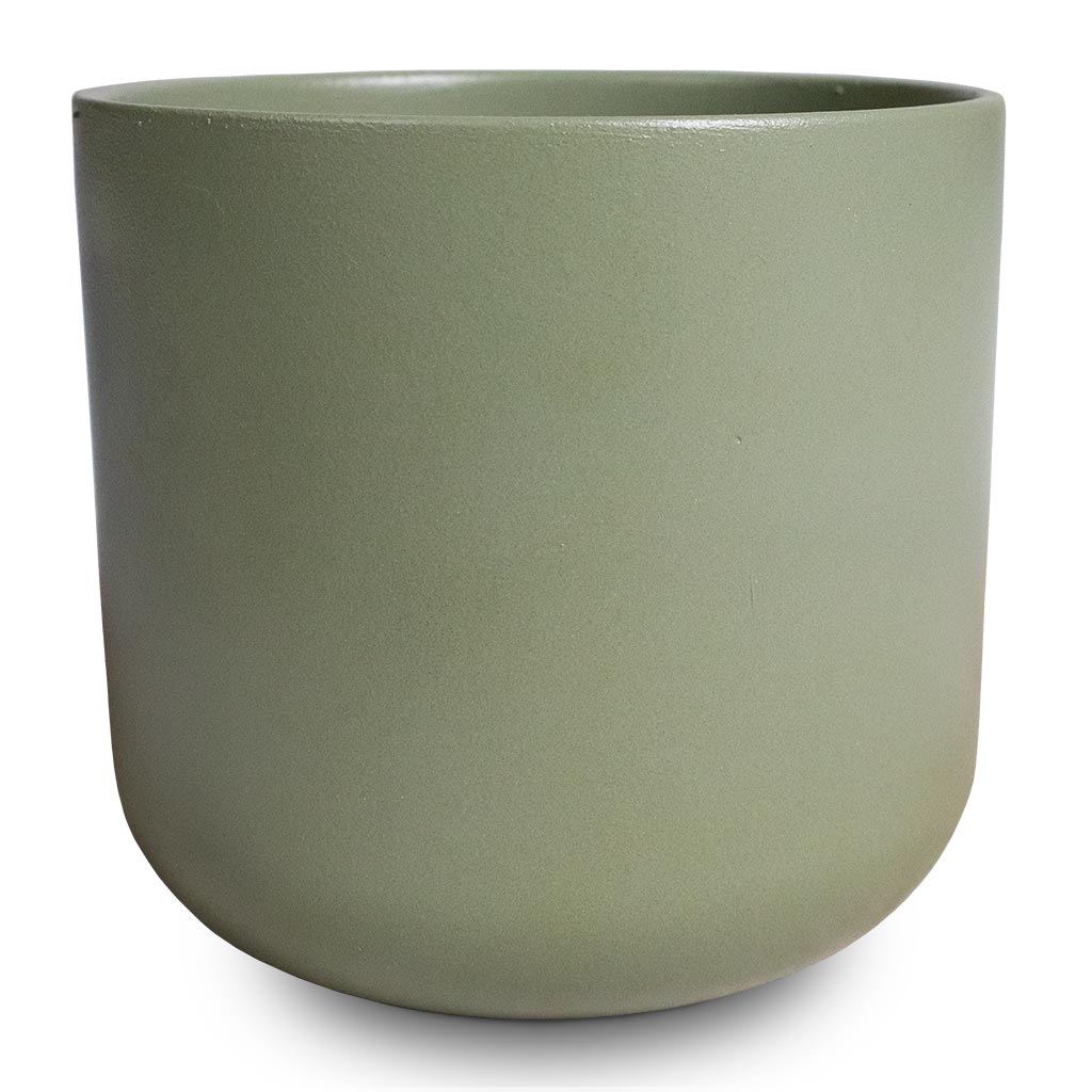 sage green ceramic plant pots Lisbon Plant Pot - Sage - Quality Plant Pots | Hortology