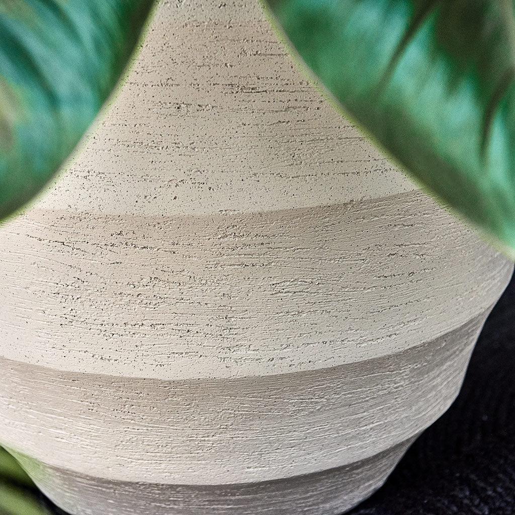 Bordo New Egg Pot Planter - Sand Close Up