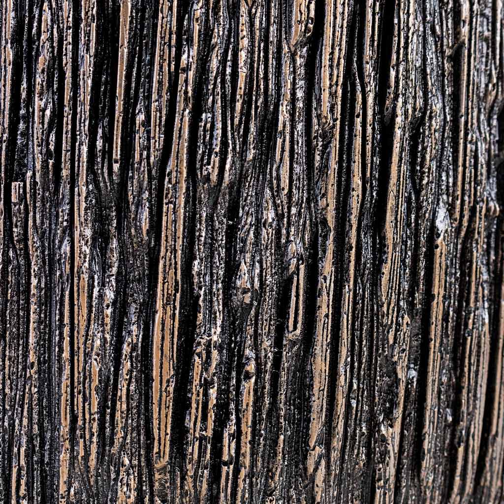 Luxe Lite Waterfall Cylinder Planter Bronze