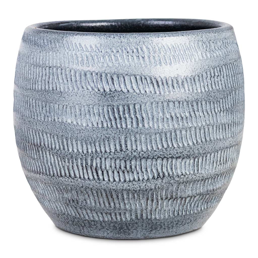 Manuel Pot Shiny Grey 16x13cm