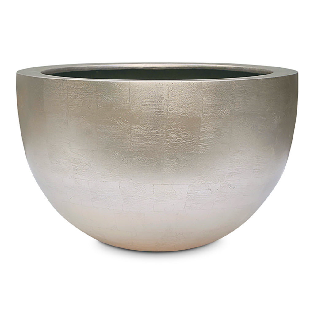 Metallic Plant Bowl Light Champagne - 45x27cm