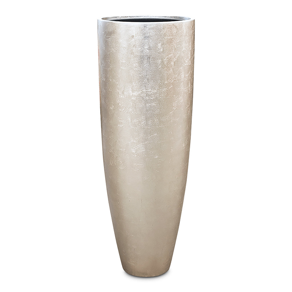 Metallic Partner Planter Light Champagne - 34x90cm