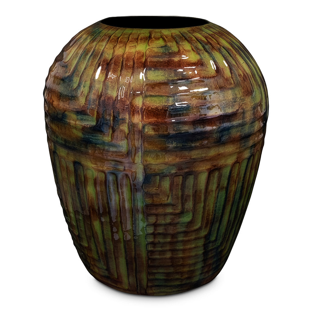 Mette Tall Metal Pot Marrakesh -  44x51cm